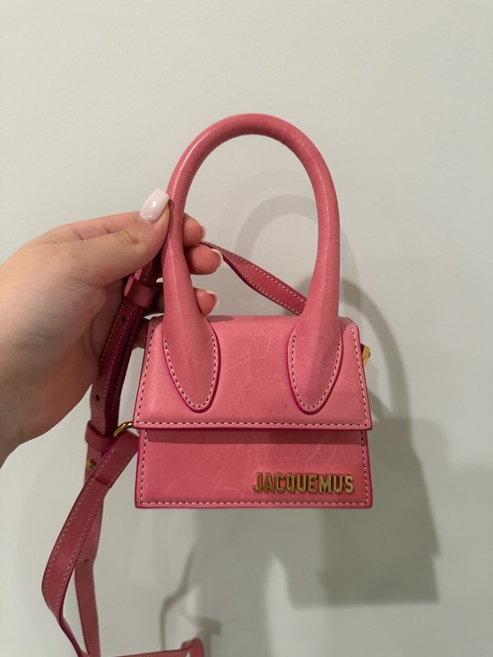 Jacquemus Handbags - Jacquemus Rose Pink Le Chiquito Mini Top-Handle Bag